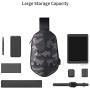 TAJEZZO Sling Backpack Waterproof Crossbody Shoulder Bag Causal Daypack Chest Bag