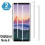 Galaxy Note 8 Screen Protector, (2-Pack) Tempered Glass Screen Protector [Force Resistant up to 11 pounds] [Full Screen Coverage] [Case Friendly] for Samsung Note 8