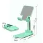Sexeeg Portable Cell Phone Stand for Desk, Adjustable Foldable Tablet Mount Mobile Phone Holder for Desktop, Bed, Compatible with All Smartphones (Green) Sexeeg Portable Cell Phone Stand for Desk, Adjustable Foldable Tablet Mount Mobile Phone Holder for Desktop, Bed, Compatible with All Smartphones (Green)