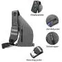 Aopuop Sling Bag Canvas Chest Shoulder Backpack Riding Crossbody Bags for Men and Women Aopuop Sling Bag Canvas Chest Shoulder Backpack Riding Crossbody Bags for Men and Women
