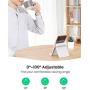 UGREEN Tablet Stand Holder Adjustable Compatible for iPad 10.2 2019, iPad Pro 11 Inch 2020, iPad 9.7 2018, iPad Mini 5 4 3 2, iPad Air, Nintendo Switch, iPhone 11 Pro Max SE XS XR X 8 Plus 7 6 (White)