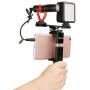 Ulanzi PT-2 Aluminum Universal Cold Shoe Extension Bracket 2 Hot Shoe Mounts Extension Bar Dual Bracket with 1/4" Thread Holes for iPhone Nikon Canon Sony DSLR Camera Flash LED Video Light Microphone