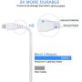 iPhone Charger Cable 6ft 5Pack,Lightning Cable 6 Foot Ailawuu iPhone Cord Sync USB Fast Charging Compatible with iPhone 11/11 Pro/Pro Max/X/XS Max/XR/8/8 Plus/7/7 Plus/iPad/iPod iPhone Charger Cable 6ft 5Pack,Lightning Cable 6 Foot Ailawuu iPhone Cord Sync USB Fast Charging Compatible with iPhone 11/11 Pro/Pro Max/X/XS Max/XR/8/8 Plus/7/7 Plus/iPad/iPod