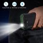 Hiluckey Solar Charger 26800mAh 18W PD USB C Portable Charger with QC 3.0 Waterproof External Battery Pack for iPhone 11, Samsung S10, Huawei, MacBook