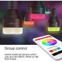 MIPOW PLAYBULB Smart LED Light Bulbs, Color Changing, Adjustable, Dimmable, No Hub Required, APP Group Controlled Multi-Color Decorative Christmas Party Lights