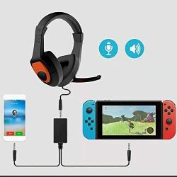 GEEKLIN Gaming Headset for Pc, Ps4 Headset with Surround Sound Stereo, Switch Headset with Audio Chat Adapter, Noise Canceling Headset with Mic