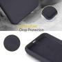 Vinve Samsung Galaxy A20 Case, Galaxy A30 Case, with Tempered Glass Screen Protector [2 Pack], Liquid Silicone Slim Fit Drop Protection Case for Galaxy A20 (Black)
