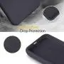 Vinve Samsung Galaxy A20 Case, Galaxy A30 Case, with Tempered Glass Screen Protector [2 Pack], Liquid Silicone Slim Fit Drop Protection Case for Galaxy A20 (Black)