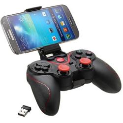 C8 Wireless Bluetooth 3.0 Game Pad Gaming Controller+Holder+Receiver for Android Smart Phone Tablet - Smart Devices & Accessories Games Accessories - (2) -, 1 x Bluetooth Gamepad/Receiver/Hold