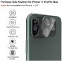 LOZA for iPhone 11 Pro 5.8"/11 Pro Max 6.5&quotCamera Lens Screen Protector, Metal Frame Bubble Free High Definition Anti-Scratch Screen Protector Camera Lens for iPhone 11 Pro/11 Pro Max (Midnight Green)