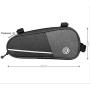 XIGUTI Bike Triangle Frame Storage Bag for Women Men.Waterproof Bicycle Crossbar Bag Accessories Detachable Longer Version Saddle Frame Pouch Reflective Trim Carrying Long tools