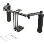 CAMVATE Monitor Cage with Adjustable Handles for 5 inch and 7 inch LCD Monitors