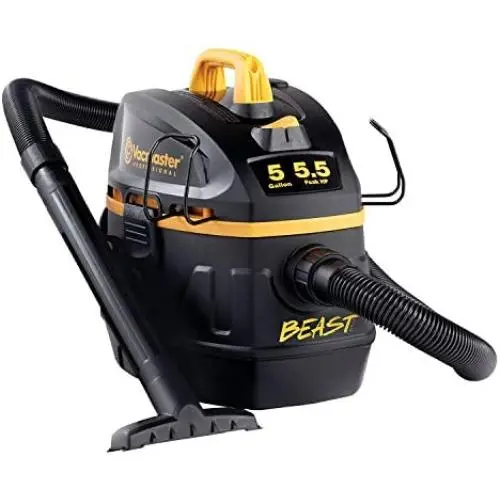 Vacmaster Professional - Professional Wet/Dry Vac, 5 Gallon, Beast Series, 5.5 HP 1-7/8" Hose Jobsite Vac (VFB511B0201), Black Vacmaster Professional - Professional Wet/Dry Vac, 5 Gallon, Beast Series, 5.5 HP 1-7/8" Hose Jobsite Vac (VFB511B0201), Black