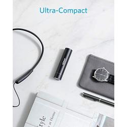 Anker PowerCore+ Mini, 3350mAh Lipstick-Sized Portable Charger (Premium Aluminum Power Bank), One of The Most Compact External Batteries, Compatible with iPhone Xs/XR, Android Smartphones and More