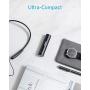 Anker PowerCore+ Mini, 3350mAh Lipstick-Sized Portable Charger (Premium Aluminum Power Bank), One of The Most Compact External Batteries, Compatible with iPhone Xs/XR, Android Smartphones and More