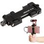 Ulanzi ST-03 Metal Smart Phone Tripod Mount with Cold Shoe Mount and Arca-Style Quick Release Plate for iPhone Xs Xs Max X 8 7 Plus Samsung,Cell Phone Tripod Holder Clip Adapter for Joby GorillaPod