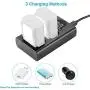 Neewer Dual USB Charger for Sony NP-FZ100 Battery, Compatible with Sony A9 A7III A7RIII Cameras, Designed with LCD Display, Versatile Charging Options Neewer Dual USB Charger for Sony NP-FZ100 Battery, Compatible with Sony A9 A7III A7RIII Cameras, Designed with LCD Display, Versatile Charging Options