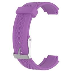 ECSEM Replacement Band for Garmin Forerunner 25 GPS Running Watch Wristband Fitness Tracker for Smartphone(Female Strap) (Purple)