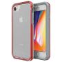 Lifeproof SLAM Series Case for iPhone SE (2nd gen - 2020) and iPhone 8/7 (NOT Plus) - Retail Packaging - Lava Chaser (Clear/Cherry Tomato/Sleet)