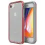 Lifeproof SLAM Series Case for iPhone SE (2nd gen - 2020) and iPhone 8/7 (NOT Plus) - Retail Packaging - Lava Chaser (Clear/Cherry Tomato/Sleet)