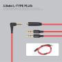 FANTECH EG1 in-Ear Gaming Earplugs - Black/Red