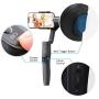 FeiyuTech Vimble 2 (Black Edition) Extendable Handheld Stabilizer Gimbal with Object Tracking, Dynamic Time-Lapse for iPhone X 8 7 Plus, Samsung, Huawei, for Selfies and Live Show, w/Phone Camera Len