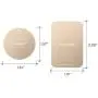 Spigen Kuel MP4-P Metal Plates for Magnetic Car Mount Phone Holder QNMP Compatible (4 Pack - 2 Round, 2 Rectangle) - Gold Spigen Kuel MP4-P Metal Plates for Magnetic Car Mount Phone Holder QNMP Compatible (4 Pack - 2 Round, 2 Rectangle) - Gold