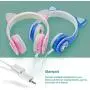 WOICE Wireless Bluetooth Kids Headphones, LED Flashing Lights, Music Sharing Function, 85db Volume Limited, Over-Ear and Build-in Mic Wireless/Wired Children Headphones for Boys Girls (Blue) WOICE Wireless Bluetooth Kids Headphones, LED Flashing Lights, Music Sharing Function, 85db Volume Limited, Over-Ear and Build-in Mic Wireless/Wired Children Headphones for Boys Girls (Blue)