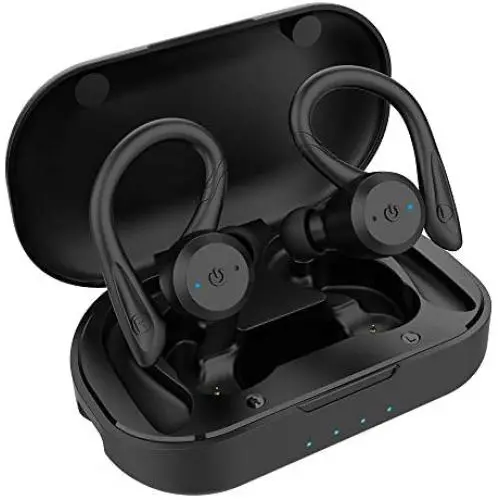 APEKX Bluetooth Headphones True Wireless Earbuds with Charging Case IPX7 Waterproof TWS Stereo Sound Earphones Built-in Mic in-Ear Headsets Deep Bass for Sport Running Black APEKX Bluetooth Headphones True Wireless Earbuds with Charging Case IPX7 Waterproof TWS Stereo Sound Earphones Built-in Mic in-Ear Headsets Deep Bass for Sport Running Black