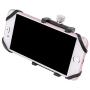 GUB Mountian Bike Phone Mount - Universal Adjustable Bike Mount Cell Phone GPS Mount Holder Rotating Cradle Clamp with Silicone Band for Mountain Bike Motorbike,iPhone Samsung (Black with Band)