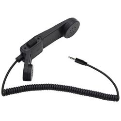 USDREAM H250 Army Radio Microphone Military Handheld Speaker Mic with Shoulder PTT 3.5mm Audio Jack for Cell Phone, Smart Mobile Phone and More