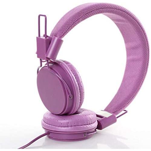 CICIN Wired Stereo Bass Headset Gaming Headphones, Earmuffs Headset Gaming Headset with Mic for Mobile Phones PC,D
