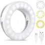 Whellen Selfie Ring Light for Phone Laptop Tablets Camera Photography Video, Rechargeable LED Clip On Light (White) Whellen Selfie Ring Light for Phone Laptop Tablets Camera Photography Video, Rechargeable LED Clip On Light (White)