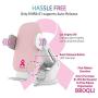 BROQLI Fast Wireless Car Charger Mount Kit, One Touch Automatic Clamping Qi Cell Phone 10W Power Charging Air Vent Dashboard Holder iPhone X/Xs Max/XR/8/8+,Galaxy S10/S10+/S9/S9+/S8/S8+ (Shira Pink)