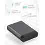 Portable Charger Power Bank Battery - by TalkWorks | 8000 mAh | Cell Phone Backup External Dual USB Power Pack for Apple iPhone 11, XR, XS, X, 8, 7, 6, iPad, Android Samsung Galaxy - Space Grey