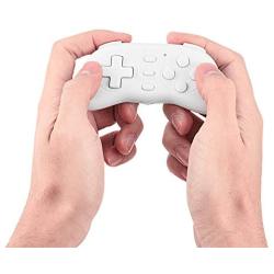 Zer one PL-88 Mini Bluetooth Gamepad, Wireless Mobile Game Controller Portable Bluetooth Gaming Controller for iOS Android Windows(White)