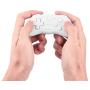 Zer one PL-88 Mini Bluetooth Gamepad, Wireless Mobile Game Controller Portable Bluetooth Gaming Controller for iOS Android Windows(White)