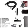 Vacmaster Professional - Professional Wet/Dry Vac, 12 Gallon, Beast Series, 5.5 HP 2-1/2" Hose (VJH1211PF0201)