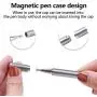 Capacitive Stylus Pen for Touch Screens, High Sensitivity Pencil Magnetism Cover Cap for iPad Pro/iPad Mini/iPad Air/iPhone Series All Capacitive Touch Screens (Grey) Capacitive Stylus Pen for Touch Screens, High Sensitivity Pencil Magnetism Cover Cap for iPad Pro/iPad Mini/iPad Air/iPhone Series All Capacitive Touch Screens (Grey)