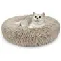 AIPERRO Pet Bed for Small Dogs and Cats Donut Cuddler Fur Round Dog Bed Soft Plush Fluffy Indoor Calming Cat Bed, Anti Slip Bottom, 20/23/30 Inch for Puppy and Kitties AIPERRO Pet Bed for Small Dogs and Cats Donut Cuddler Fur Round Dog Bed Soft Plush Fluffy Indoor Calming Cat Bed, Anti Slip Bottom, 20/23/30 Inch for Puppy and Kitties