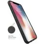 Smartish iPhone X/XS Wallet Case - Wallet Slayer Vol. 1 [Slim + Protective] Credit Card Holder for Apple iPhone 10s/10 (Silk) - Black Tie Affair