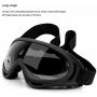 Freehawk Adjustable UV Protective Outdoor Glasses Motorcycle Goggles Protective Combat Goggles Military Sunglasses Outdoor Tactical Goggles to Prevent Particulates