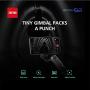 Zhiyun Smooth-Q2 3 Axis Handheld Gimbal for Smartphone, Small Pocket Size 260g Max. Payload 360 Degree Rotation IOS & Android Supported Quick Release 17h Running Time, /W Cold Shoe Mount Bracket-Black