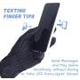 Thx4COPPER Infused Compression Winter Thermal Gloves, Touch Screen Full Finger Warm Glove for Writing, Texting, Cycling, Running, Carpal Tunnel–Anti-Slip Windproof for Women/Men