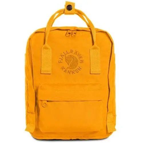 Fjallraven, Kanken, Re-Kanken Mini Recycled Backpack for Everyday Use, Heritage and Responsibility Since 1960