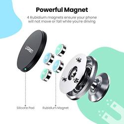 UGREEN Car Phone Holder Magnetic Dashboard Mobile Mount Dash Stand Compatible for iPhone 11 Pro Max SE XR XS X 8 7 6 Plus 6S, Samsung Galaxy S20 Ultra S10 S9 S8, Note 10 9 8, Google Pixel 4 3a XL