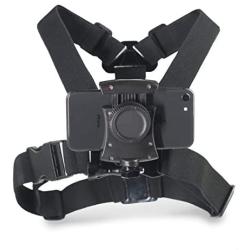 Pixlplay – Smartphone Chest Mount - Universal Holder Compatible with iPhone and Samsung Phone Mount for Filming or Photos