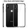 TORRAS Crystal Clear iPhone Xs Max Case, [Anti-Yellowing] Soft Silicone Shockproof TPU Slim Thin Protective Phone Cover Case for iPhone Xs Max 6.5 inch - Black