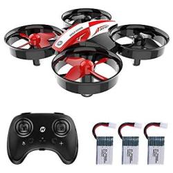 Holy Stone HS210 Mini Drone RC Nano Quadcopter Best Drone for Kids and Beginners RC Helicopter Plane with Auto Hovering, 3D Flip, Headless Mode and Extra Batteries Toys for Boys and Girls