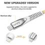 KINPS Apple MFI Certified Lightning Cable 10FT, Upgrade iPhone Charger Cord Compatible with iPhone Xs Max/XS/XR/X/8 Plus/8/7 Plus/7/6S Plu/6Ss, iPad, (Gold)